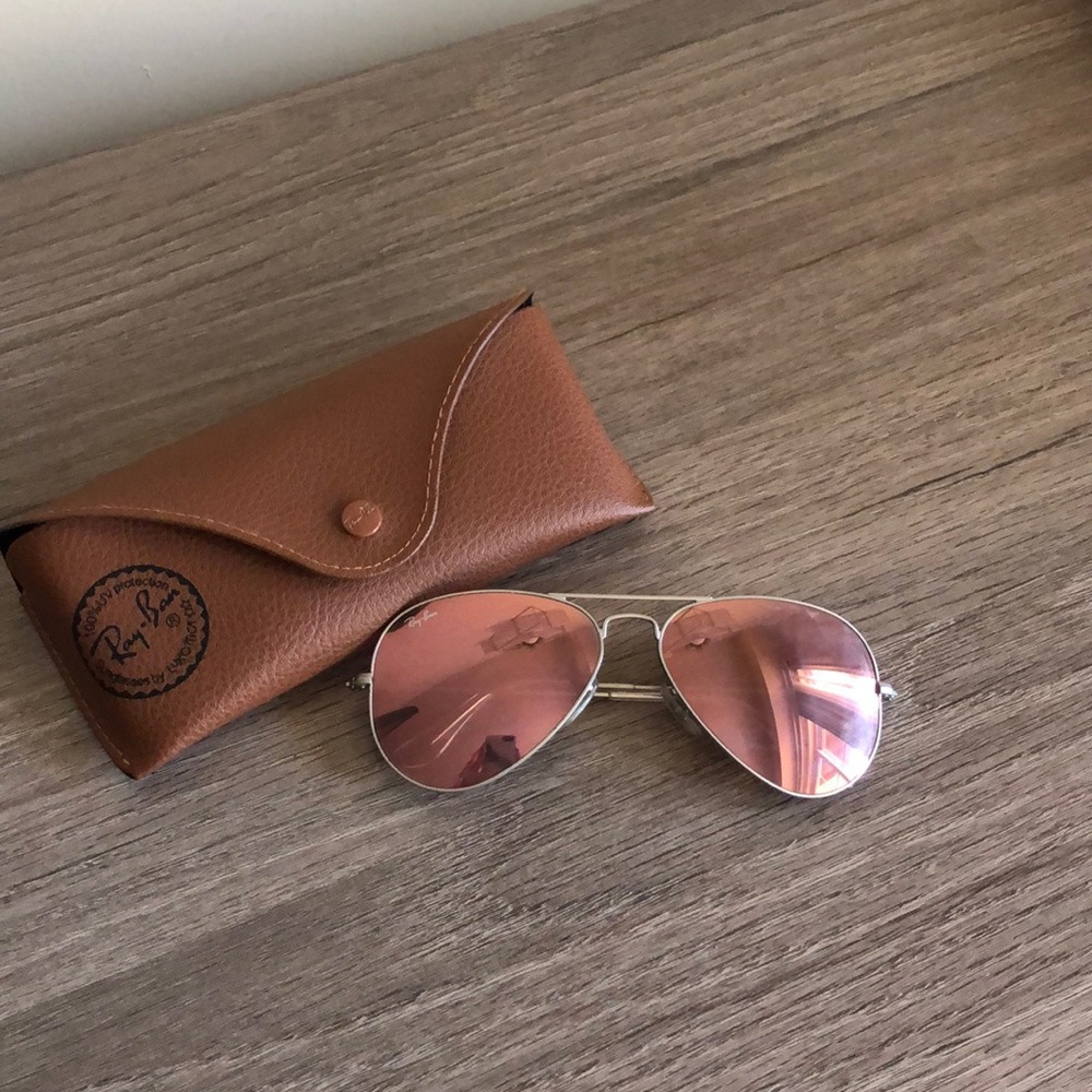 Ray Ban Pink Aviators